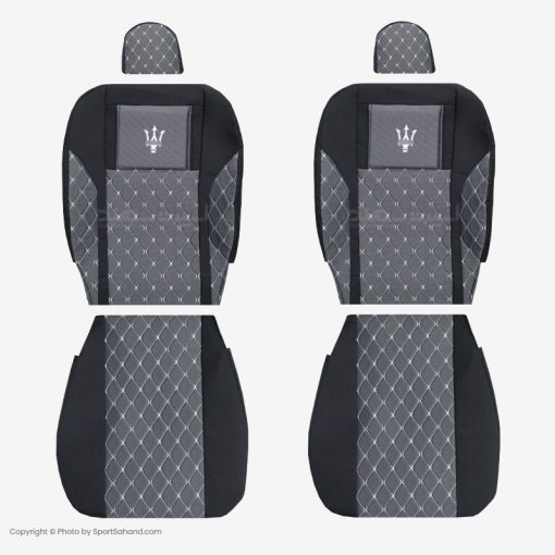 روکش صندلی پژو 206 ، 207 و رانا پلاس | طرح گلدوزی | کد R290